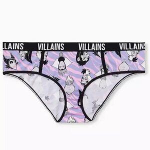 Torrid Size 4 Disney Villains Purple & Pink Zebra Cotton Hipster Panty
